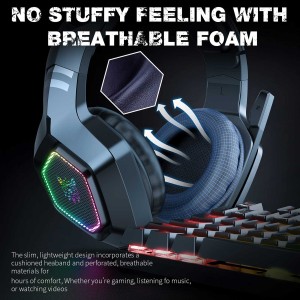 هدست گیمینگ با سیم اونیکوما مدل K10 7.1 RGB